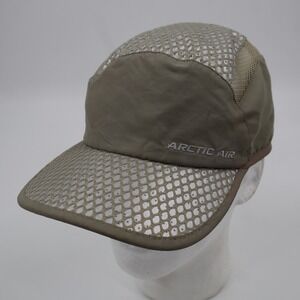 Arctic Air Performance Mesh Running Hat Unisex One Size Tan Breathable Cap
